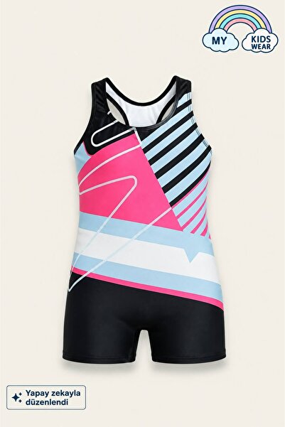 My Kids Wear Girls' Sea Swimmer Swimsuits 5-16 Years 11922
