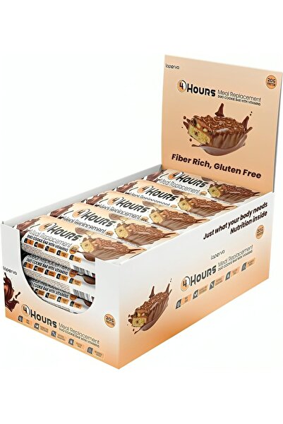 Laperva 4 Hours Meal Replacement Duo Cookie Bar With Vitamin, Box of 18 Bars,...