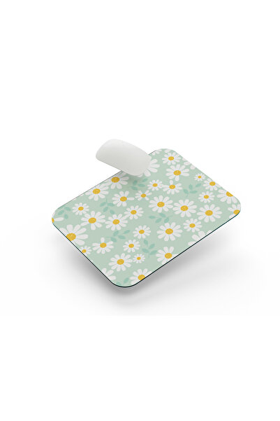 riyaz Papatyalar - Dikdörtgen Mouse Pad, 17,5 cm x 19,50 cm