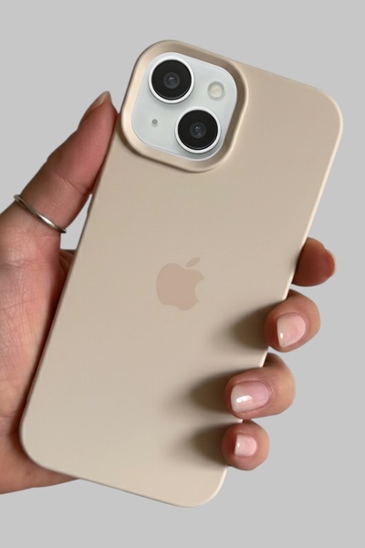 ProNorth IPhone 15 Uyumlu Kılıf Logolu Lansman Soft Yumuşak Içi Kadife Siliko...