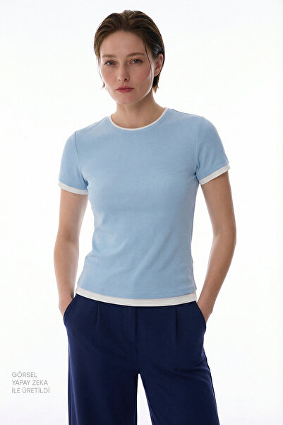 Penti Dunkelblaues Basic-Layer-T-Shirt
