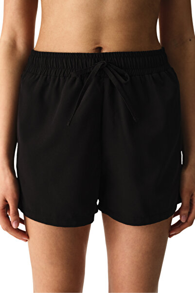 Penti Schwarze Badeshorts mit Besatz