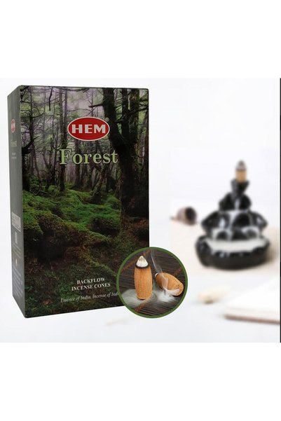 Hem Tütsü Hem Konik Geri Akis Tütsü Forest 1 Paket 10 Adet