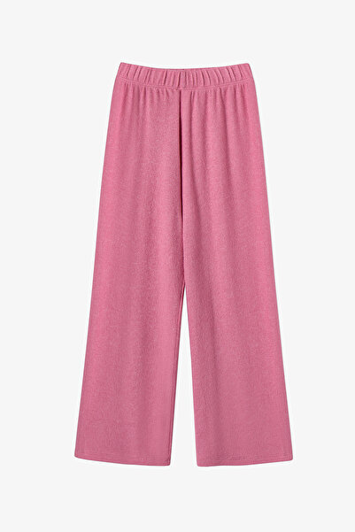 Penti Kız Çocuk Gül Kurusu Rosy Pink Pamuklu Uzun Kollu Pijama Takımı