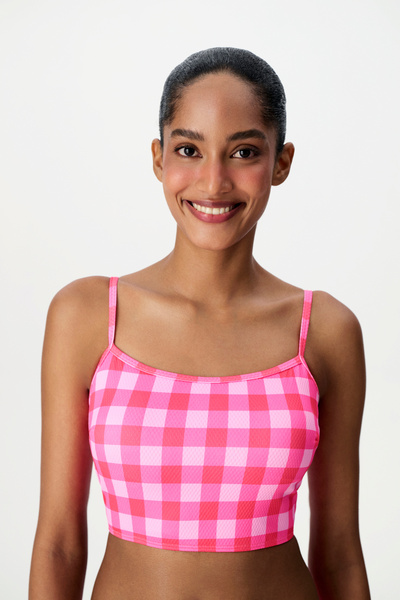 Penti Ester Tankini gornji deo bikinija sa gingham uzorkom
