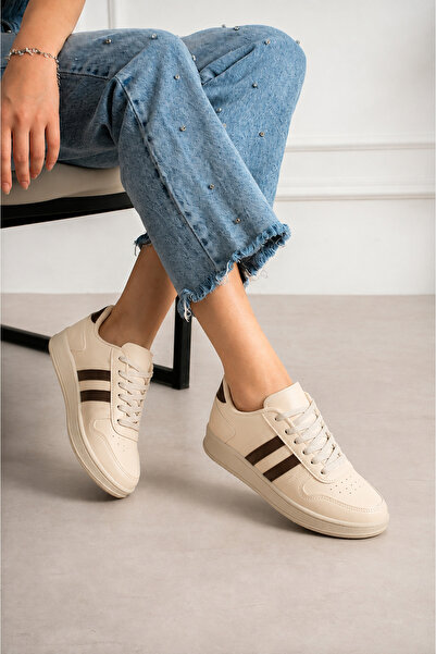 en7 Bej Unisex Sneaker JH176