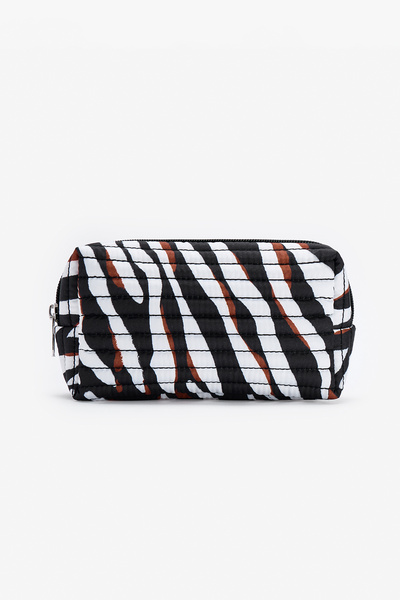 Penti Black Zebra Makeup Bag