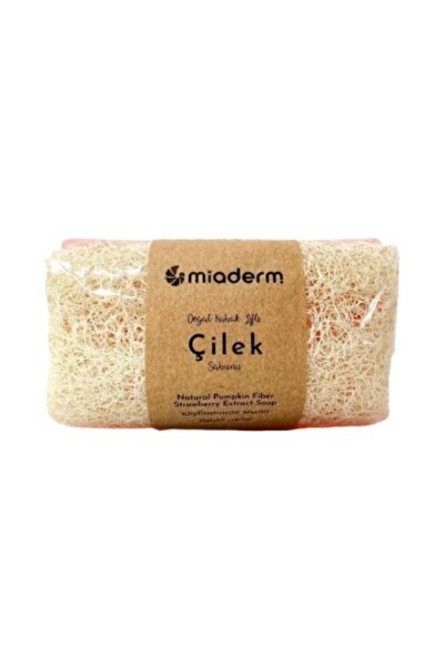 miaderm Natural pumpkin fiber strawberry essence soap | 120gr