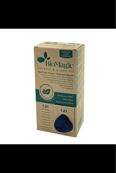 BIOMAGIC SAÇ BOYASI DERİN MAVİ SİYAH 1.01