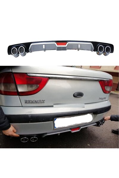 Genel Markalar Renault Megane 1 Difüzör Arka Tampon Eki 4 Egzoz Çıkışlı