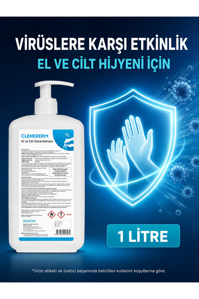 RUSON KİMYA Clenederm El ve Cilt Dezenfektanı