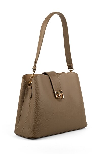David Jones Women's Shoulder and Strap Bag Stone