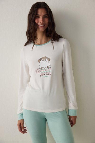 Penti Gardenya Sleep-In Uzun Kollu Termal Etkili Pijama Takımı