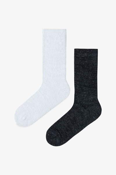 Penti 2 Pairs of Glitter Thick Socks