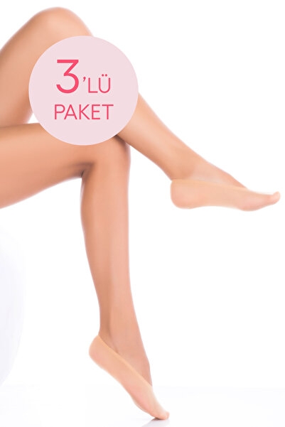 Penti Açık Ten Rengi Naylon Babet Çorabı