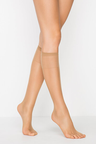 Penti Fit 15 Toeless 3-Piece Bronze Trouser Socks