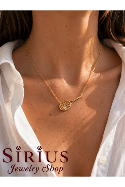 sirius jewelry 925 Gümüş | Tenis Raket Kolye