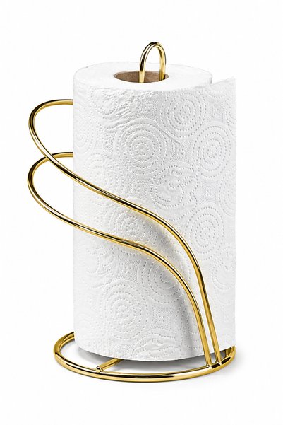 Edora Home Altın Kuğu Kağıt Rulo Havluluk, Peçetelik Mutfak Banyo Çocuk Yatak Odası Aksesuar - Metal Paslanmaz