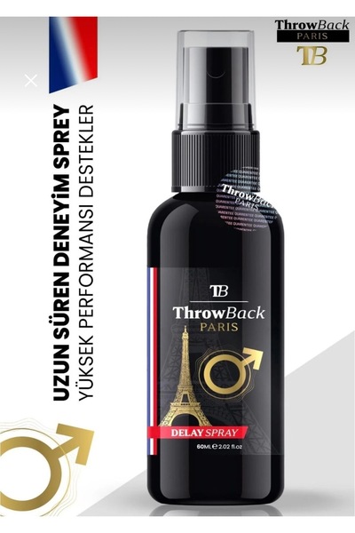 ThrowBack Parıs Premium Erkek Uzun Süre Etkili Sprey 60 ml