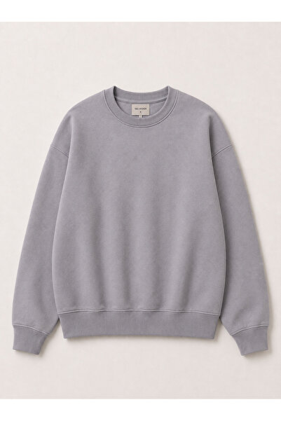 S&A DESIGN Unisex (Γυναικείο-Ανδρικό) Βασικό φούτερ με λαιμόκοψη 0, χωρίς στά...