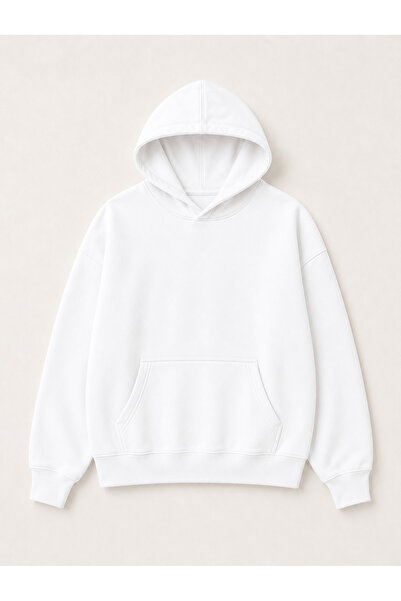 S&A DESIGN Unisex Βασικό Φούτερ με Κουκούλα Oversize, Αντι-πηκτικό, Χτενισμέν...