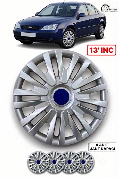 YONGA OTO AKSESUAR FORD MONDEO Jant Kapağı 13 İnç Kırılmaz 4'lü + 4 Amblem + ...