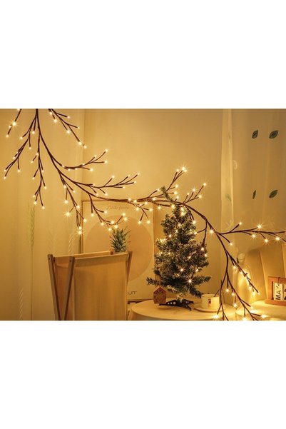 OEM Instalatie Craciun tip Creanga, 144 LED-uri, Conectare USB, 8 Jocuri de Lumini, Telecomanda, 2.5 m