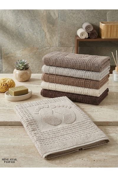 OEMS Premium Cotton 6 Piece Towel Set