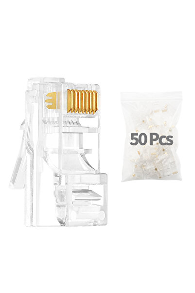 choice2 50pcs Cat6 CAT6A Pass Through RJ45 Modular Plug Network Connectors UT...