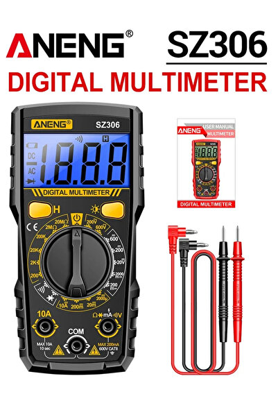 Choice1 ANENG SZ306 Black Smart Multimeter Digital ANENG SZ306 Professional A...