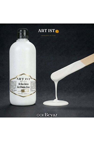 ART IST Geri Dönüşüm Boyaları 500ml - 001 BEYAZ