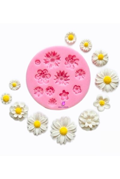 morlalem m 11 Different Miniature Daisy Flowers in One Mold Silicone Mold K-4...