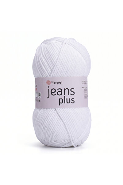 Yarnart Jeans Plus - El Örgü Ipi Optik Beyaz-62
