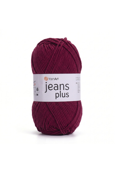 Yarnart Jeans Plus - El Örgü Ipi Bordo-66