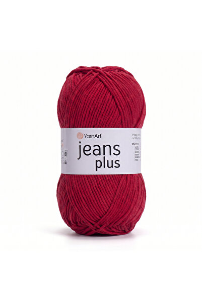 Yarnart Jeans Plus - El Örgü Ipi Kırmızı-90