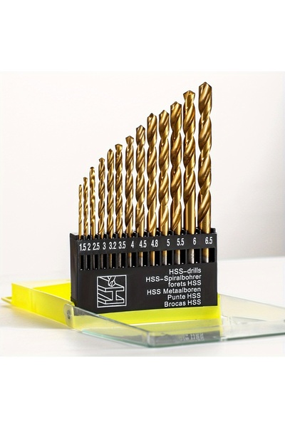Choice1 Titanium Plating Metric M42 5% Cobalt Twist Drill Bits for Stainless ...