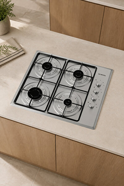 KUMTEL Built In Hobs With Stainless Steel With Cast Iron Pan Support With Sid...