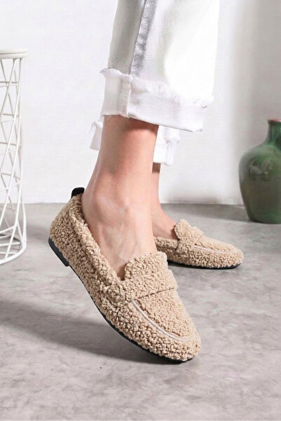 İmerShoes Dnevne ženske cipele od nerca Loafer cipele Sa plišanom postavom ov...