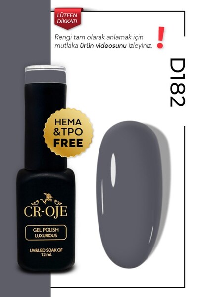CROJE KALICI OJE D182- Gri (12 ml.)
