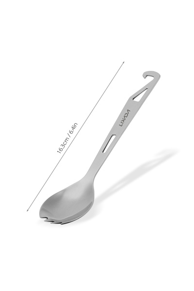 Choice 1pcs Lixada Stainless Steel Spork Long Handle Spork with Bottle Opener...