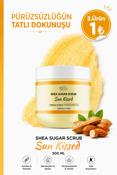 LAST TOUCH Body Scrub Besleyici, Nemlendirici ve Arındırıcı, Shea Şeker Scrub...