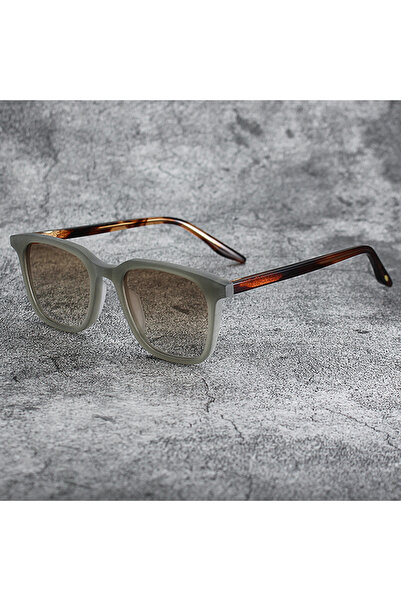 Choice1 Green New Men Retro Square Frame Sunglasses Classic Brand Square Retr...