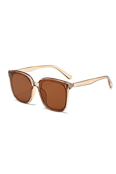 Choice brown New Big Frame Sunglasses for Women Fashion Square Too Glasses La...