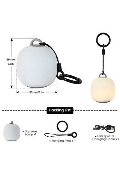 Choice White WESTTUNE Portable Camping Lantern Rechargeable LED Picnic Lamp M...