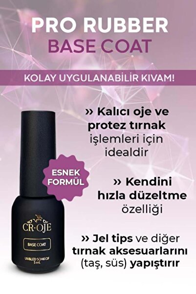 CROJE KALICI OJE Pro Rubber Base Coat -Clear (5 ml)
