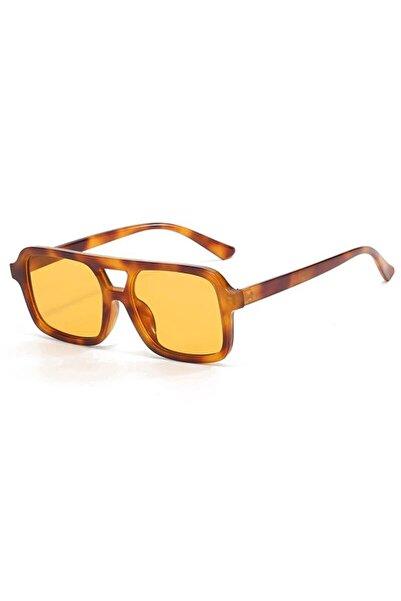 Choice yellow Parallel Bars Commuter Biking Sunglasses Stylish Retro Outdoor ...