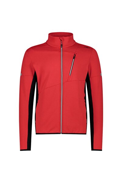 CMP Fleece pentru bărbați 34E4107-Roșu/Negru-50