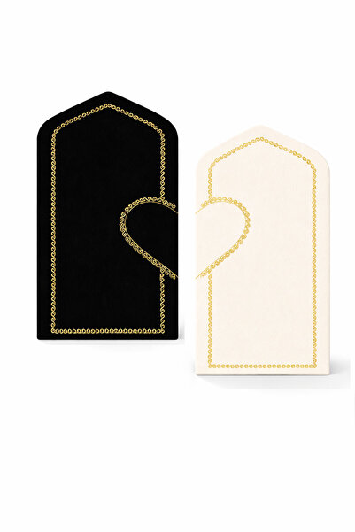 Toronto Home Heart-Shaped Non-Slip Base Digital Carpet Prayer Mat Double Prayer Mat Dowry Prayer Mat Prayer Rug