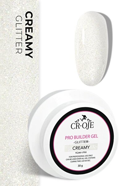 CROJE KALICI OJE (Orta Akışkan Kıvam) Pro Builder Gel (Glitter Creamy) 30 gr