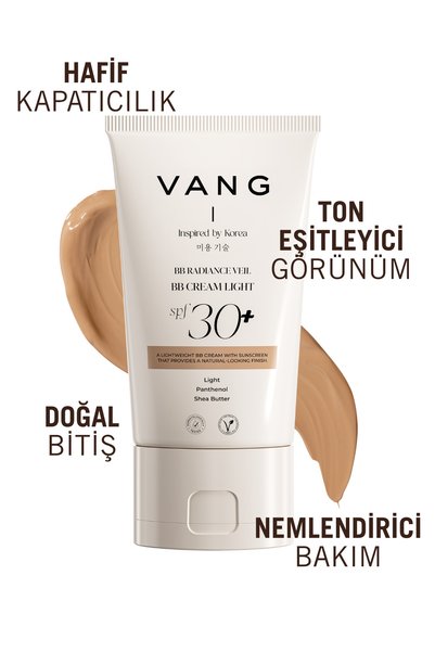 VANG Bb Cream Spf 30+, Tone Equalizer, Natural Concealer, Light 40 ml